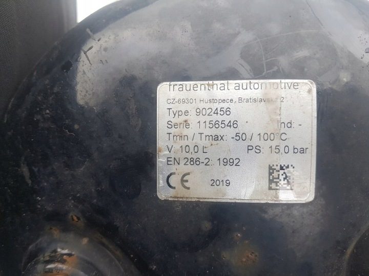 Бак ресивер 10L. MAN TGA TGX TGS, фото 3