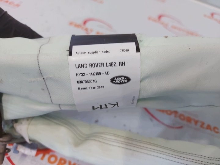 DISCOVERY V 3.0 TDV6 18 г. шторка AIRBAG правый HY32-14K159-AD 630798901G, фото 5
