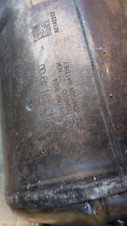 КАТАЛИЗАТОР DPF A2134914900 MERCEDES W213 W238 2.0 ДИЗЕЛЬ, фото 5