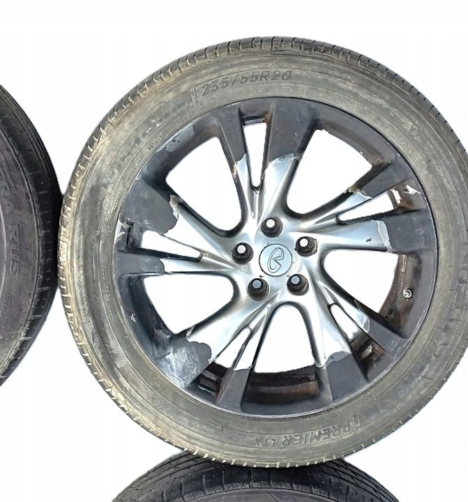 КОМПЛ. Колеса 20" Диск 7.5 J 5x114,3 ET50 шина 235/55 INFINITI JX35 QX60 OE, фото 4