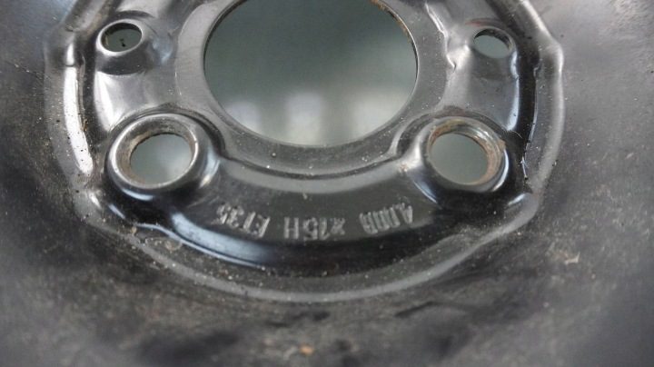 Fiat Idea колесо запасное R15 4x98 докатка 125/80, фото 3