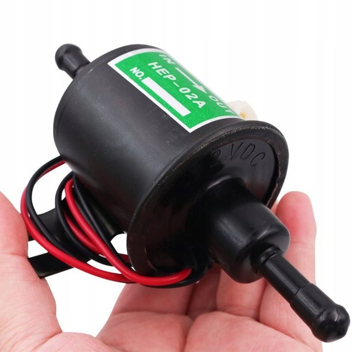 ЭЛЕКТРИЧЕСКИЙ PRZPŁYWOWA НАСОС ДЛЯ ТОПЛИВА HEP-02A 12V 3-6 PSI ЧЕРНЫЙ, фото 4