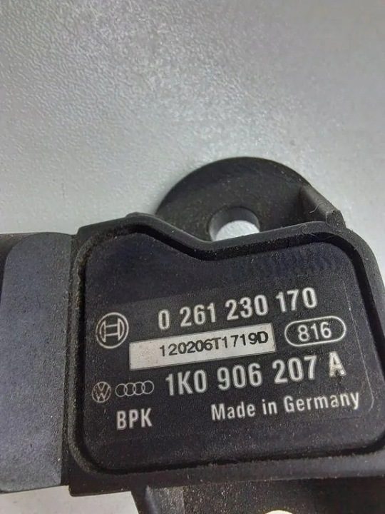 VW Seat Skoda датчик вакуумная трубка 1K0906207A, фото 3