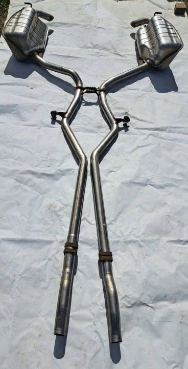 Глушитель задний труба Mercedes W211 2,7 CDI 2114910100 2114910200, фото 1