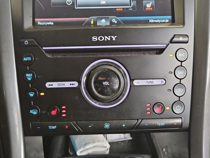 КОНСОЛЬ БЛОК УПРАВЛЕНИЯ ПЕЧКОЙ FORD MONDEO MK5 FS7T-18E245-AJB, фото 1