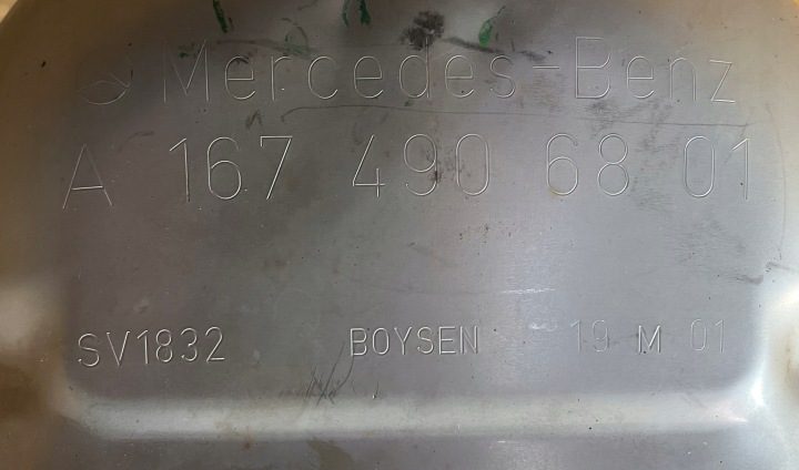 Компл. выхлоп Mercedes GLE W167 внедорожник 350i 1, фото 3