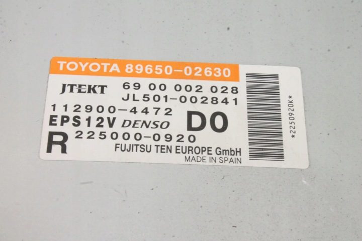 БЛОК УПРАВЛЕНИЯ ГИДРОУСИЛИТЕЛЯ РУЛЯ TOYOTA AURIS (_E15_) 8965002630, фото 6