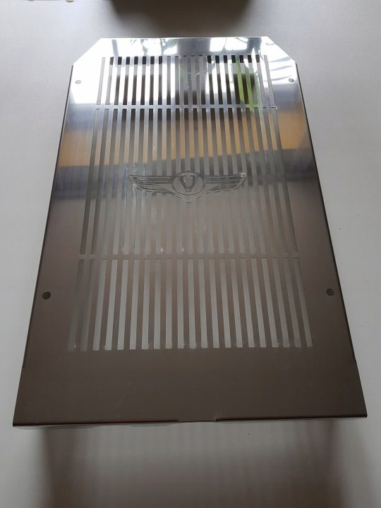 Защита радиатора Kawasaki VN 1500 inox, фото 3