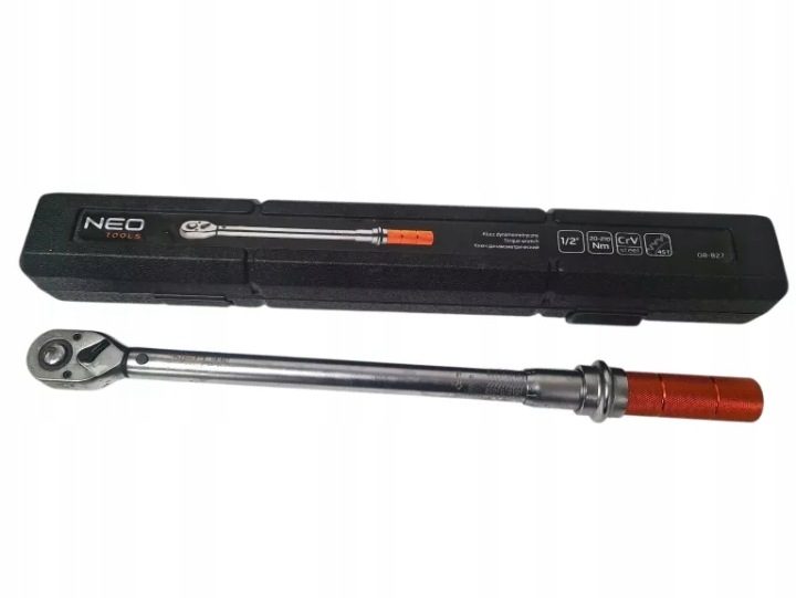 NEO TOOLS КЛЮЧ ДИНАМОМЕТРИЧЕСКИЙ 1/2" ДИАПАЗОН 20-210 НМ CERTYFIKAT KALIBRACJI, фото 3