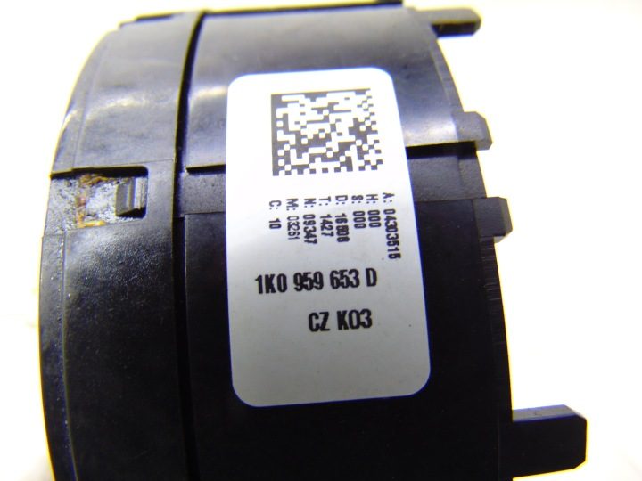ШЛЕЙФ ПОДРУЛЕВОЙ AIRBAG РУЛЯ AUDI A3 8P РЕСТАЙЛИНГ GOLF VI 1K0959653D, фото 3