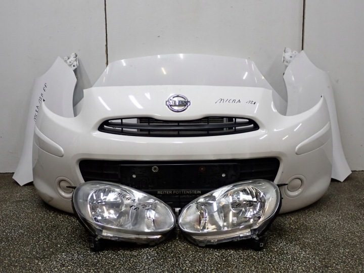 Ноускат капот фары бампер европа Nissan Micra K13 12 г., фото 1
