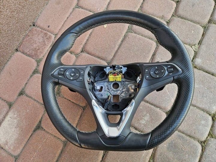 Руль кожа кожаная OPC OPC-Line с подогревом РЕСТАЙЛИНГ łopat Opel Insignia B, фото 1