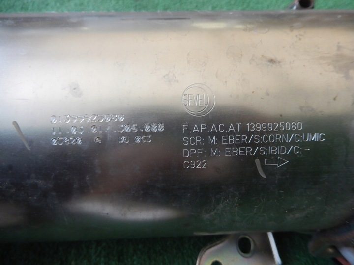 Катализатор DPF FAP кат Jumper Boxer 2.2 HDI 2021 Euro 6 1399925080, фото 2