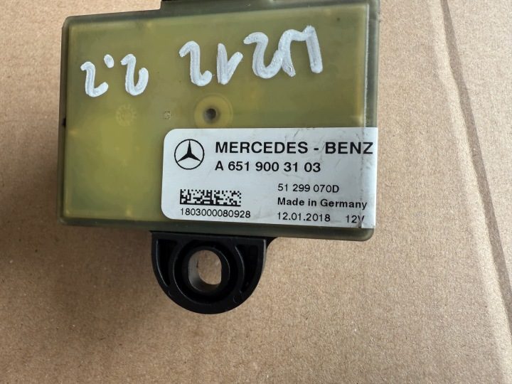 MERCEDES W212 РЕСТАЙЛИНГ 2.2 CDI БЛОК УПРАВЛЕНИЯ РЕЛЕ СВЕЧЕЙ НАКАЛИВАНИЯ A6519003103, фото 2