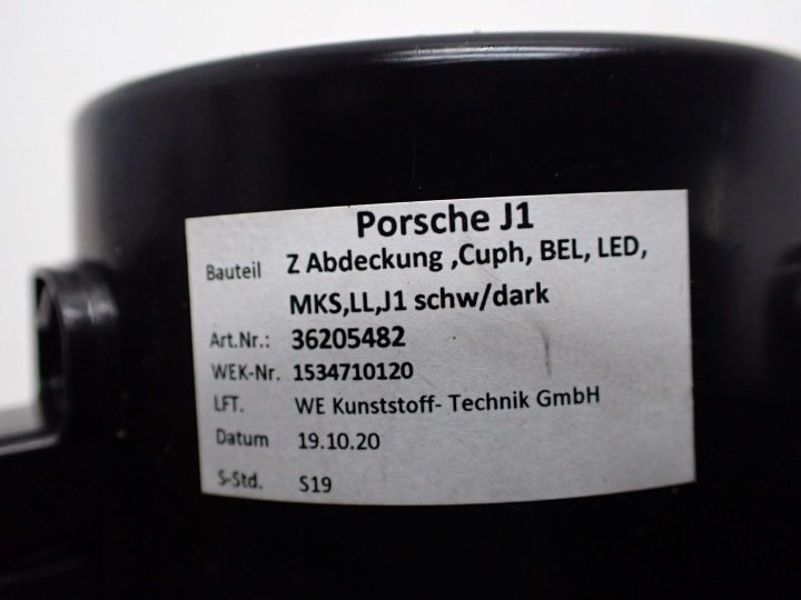 Подстаканник стаканы напитки европа 9J1858570A Porsche Taycan 21 г., фото 5