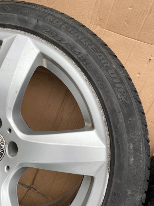 MERCEDES CLS W218 КОМПЛЕКТ ДИСКОВ С ШИНАМИ ZIMOWYMI 235/45R18, фото 5