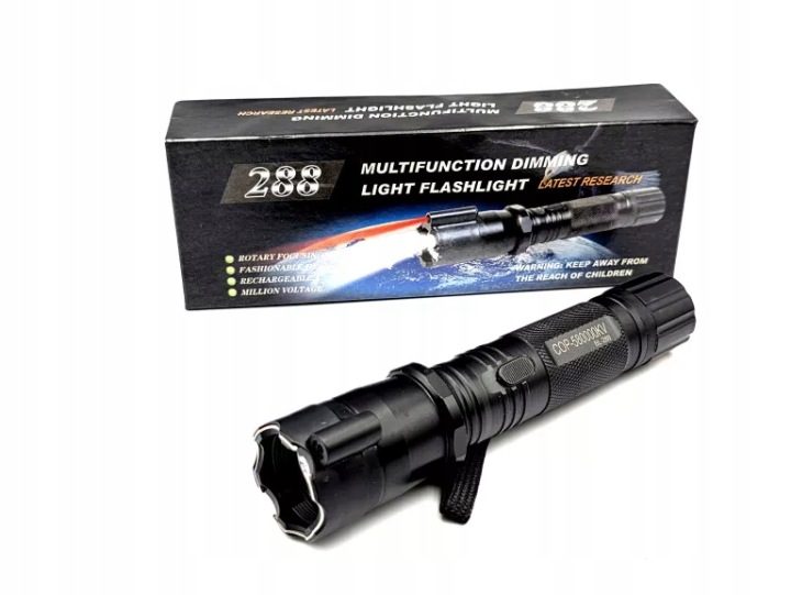 Фонарик LED Policyjna Cree + Laser LED, фото 1