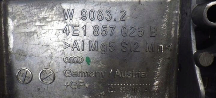 Каркас торпедо консоли Audi S8 A8 D3 4E1857025B, фото 11