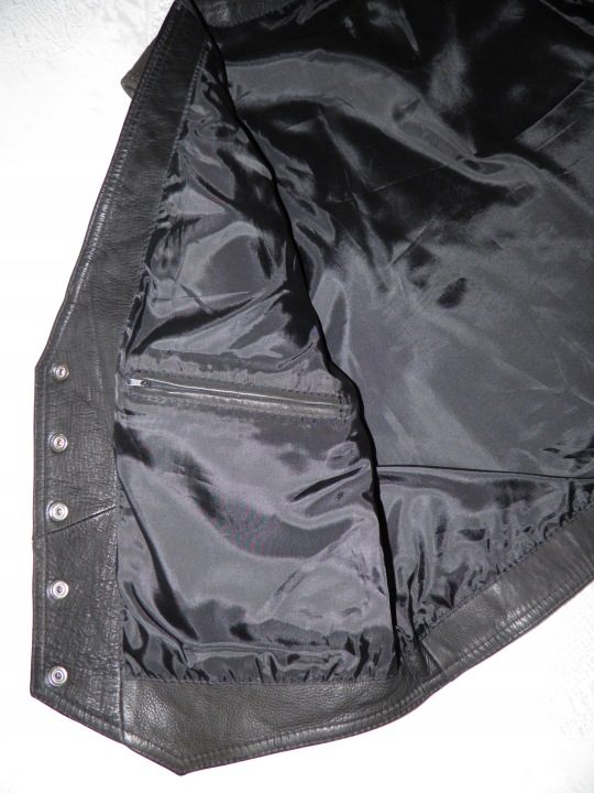 КОЖАНЫЙ ЖИЛЕТ МОТОЦИКЛЕТНЫЙ WOLF STREET г. 3XL, фото 3