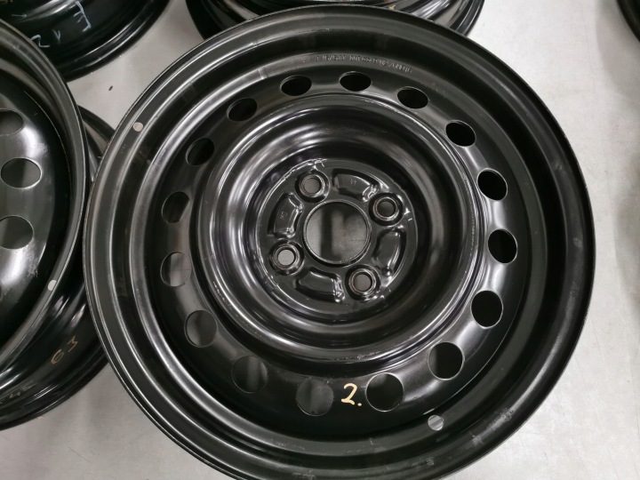 4× Штампованный диск Toyota OE Corolla, Yaris 6.0" x 15" 4x100 ET 45, фото 5