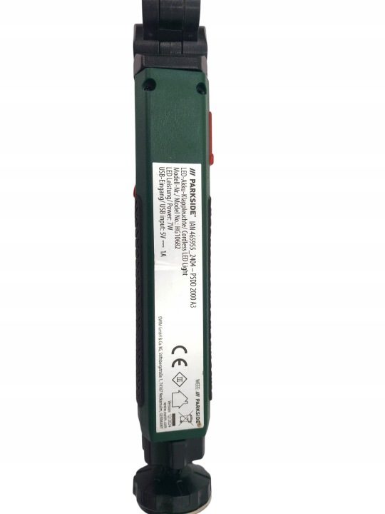 Фонарь Аккумуляторный Складной Фонарик LED PARKSIDE 600 lm USB-C магнитный, фото 3