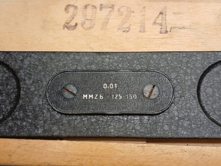Микрометр наружный MMZb/A 125-150 VIS, фото 4