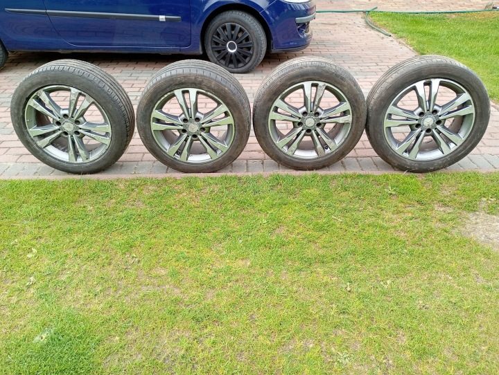 ОРИГИНАЛЬНЫЕ ЛИТЫЕ ДИСКИ MERCEDES Z ШИНАМИ 17 ДЮЙМОВ 5X112 W212 W204 W211 W207, фото 1