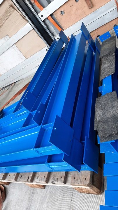 Стеллаж dłużycowy jednostronny Regały Wspornikowe 4 słupy 12 кронштейн, фото 5