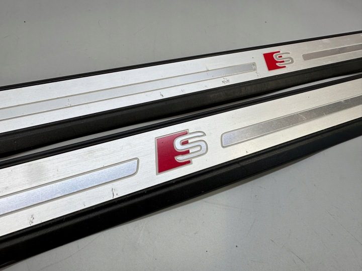 Audi A5 F5 8W купе S-Line молдинг накладки на пороги внутренние LED комплект, фото 5