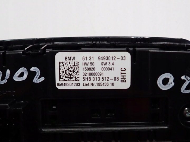 Блок управления печкой кондиционера задний европа 9493012 BMW 3 G20 G21 20 г., фото 4