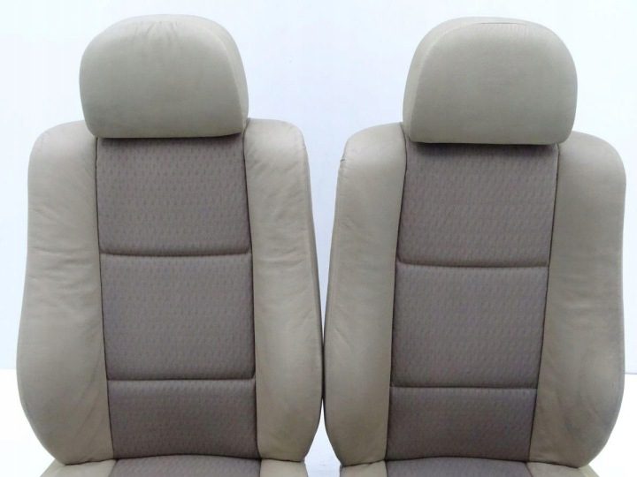 BMW 3 E46 СЕДАН 98-05 СИДЕНЬЯ ЭЛЕКТРИЧЕСКИЕ ДИВАН ПОЛУКОЖА БЕЖЕВАЯ ЕВРОПА, фото 4
