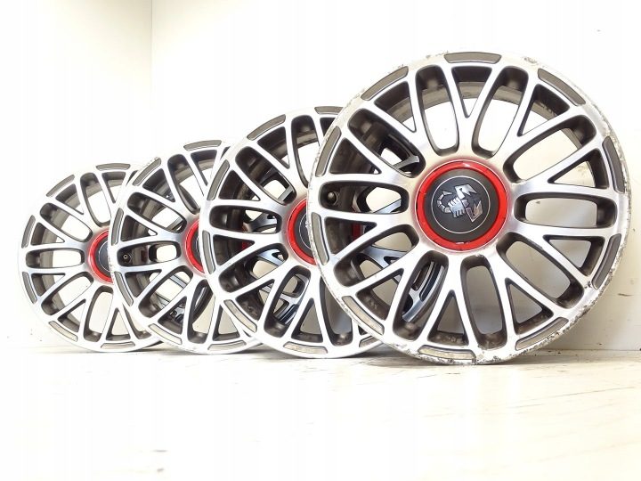 4X ЛИТЫЕ ДИСКИ FIAT 500 ABARTH R17 ET38 7J 4X98 52134069, фото 1