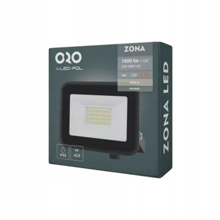 Фара LED ORO ZONA, 10W, 730 lm, Neutralna Белая, Подсветка Zew, фото 2