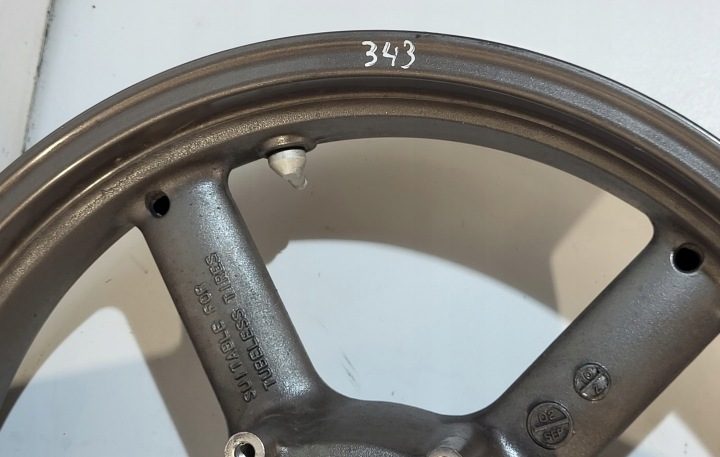 Диск передний 17"x3,50" 5JNF516800TY Yamaha BT 1100 Bulldog 2001-2007r, фото 5