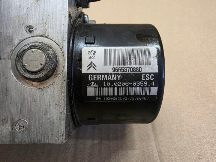 НАСОС ABS C3 DS3 CITROEN PEUGEOT 207 9665370880 (24), фото 2