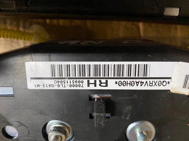 HONDA ACCORD VIII ПОДУШКА БЕЗОПАСНОСТИ СИДЕНЬЯ ПРАВАЯ 08-15r, фото 7