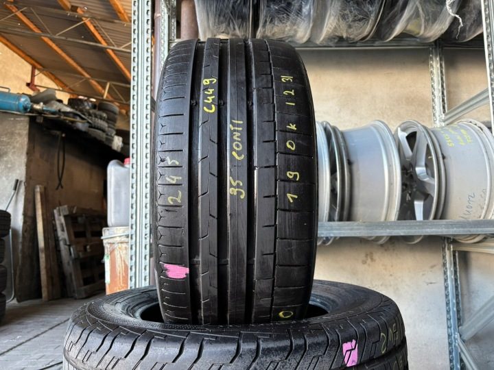 Шина летняя Continental SportContact 6 245/35R19 93 Y защита диска, усилитель (XL) AO - Audi, фото 2