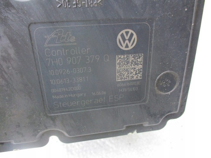 VW TRANSPORTER T5 1.9 TDI НАСОС ABS 7H0907379Q 7H0614517, фото 5