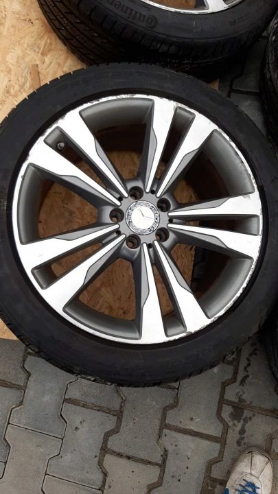 MERCEDES S W222 222 КОЛЕСА ЛИТЫЕ ДИСКИ ШИНЫ КОМПЛЕКТ 19 5X112, фото 4