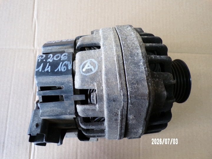 Peugeot 206 рестайлинг 1.4 16V генератор 9642879980, фото 3
