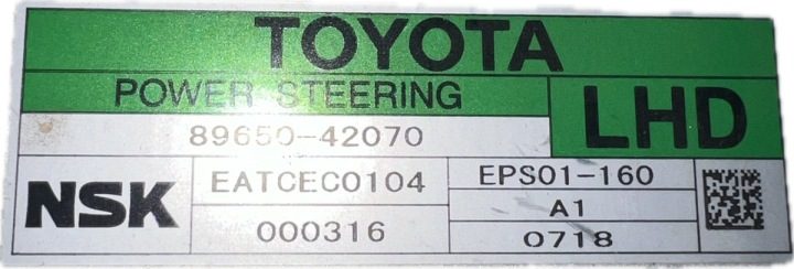 8965042070 Блок управления гидроусилителем рулевого управления TOYOTA RAV, фото 4
