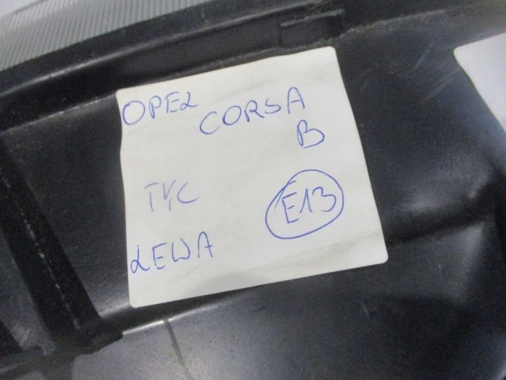 ФАРА ЛЕВАЯ OPEL CORSA B II, фото 6
