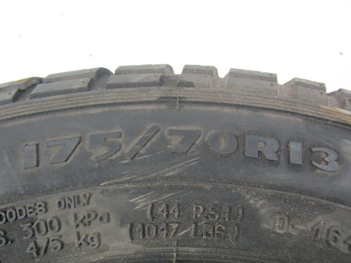 Daewoo Lanos колесо запасное стальное 97-08 4D 175/70 R13 13" 2100 4X100, фото 3