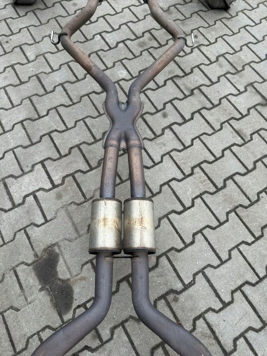 Выхлоп, глушитель, katalizator,exhaust Mercedes SL R230, РЕСТАЙЛИНГ, SL550, OM273,V8, фото 11