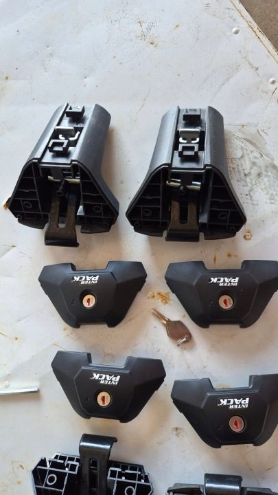 Inter Pack Virgo IR 120 G2 багажник на крышу рейлинги серебристые 75 кг T-profil, фото 6