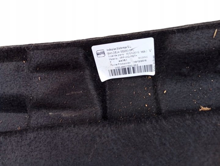 ПОЛКА БАГАЖНИКА SEAT IBIZA IV 6J OE, фото 7
