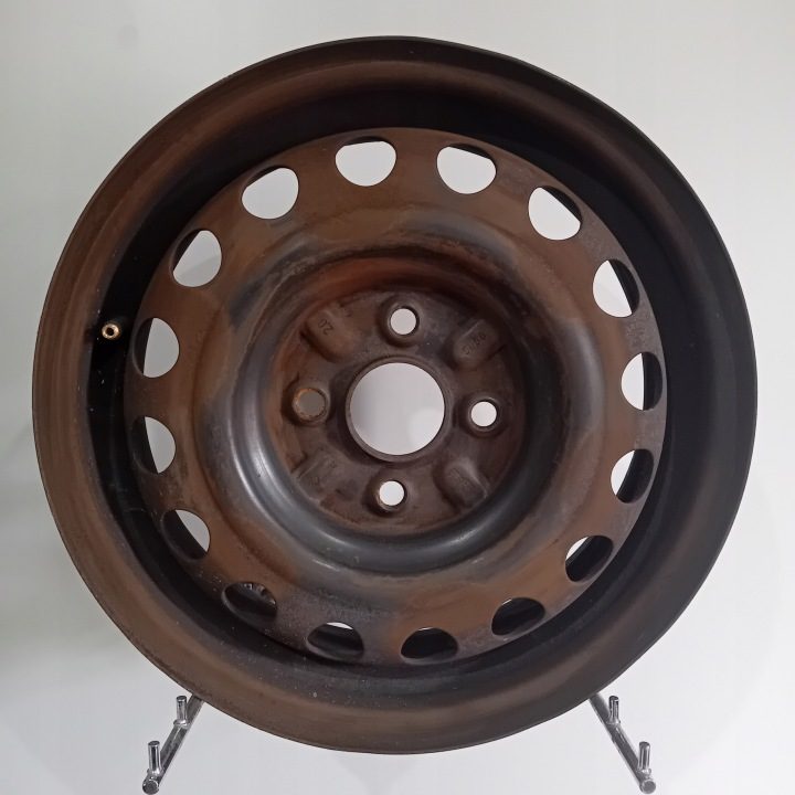 4× Штампованный диск Peugeot OE Aygo 4.5" x 14" 4x100 ET 39, фото 2