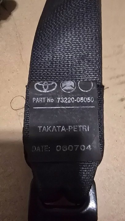 Ремень безопасности передний левый TOYOTA AVENSIS (_T25_) 7322005050 1.8L, фото 3