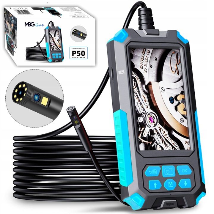 Инспекционная камера MBG LINE P50 5m DUO 9Led 2xFULL HD, фото 2