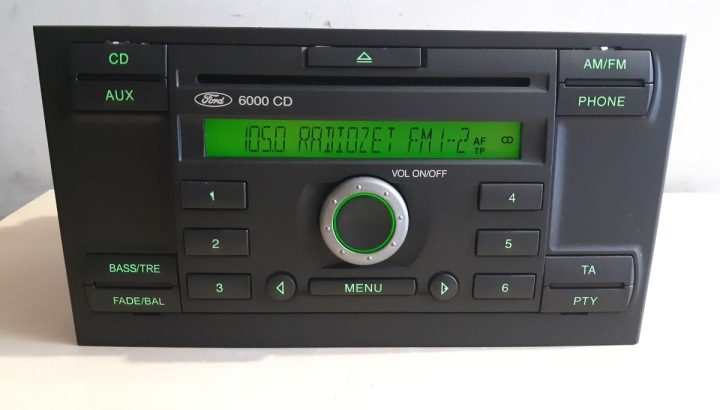 МАГНИТОЛА CD 6000 FORD MONDEO MK3 РЕСТАЙЛИНГ + КОД, фото 2